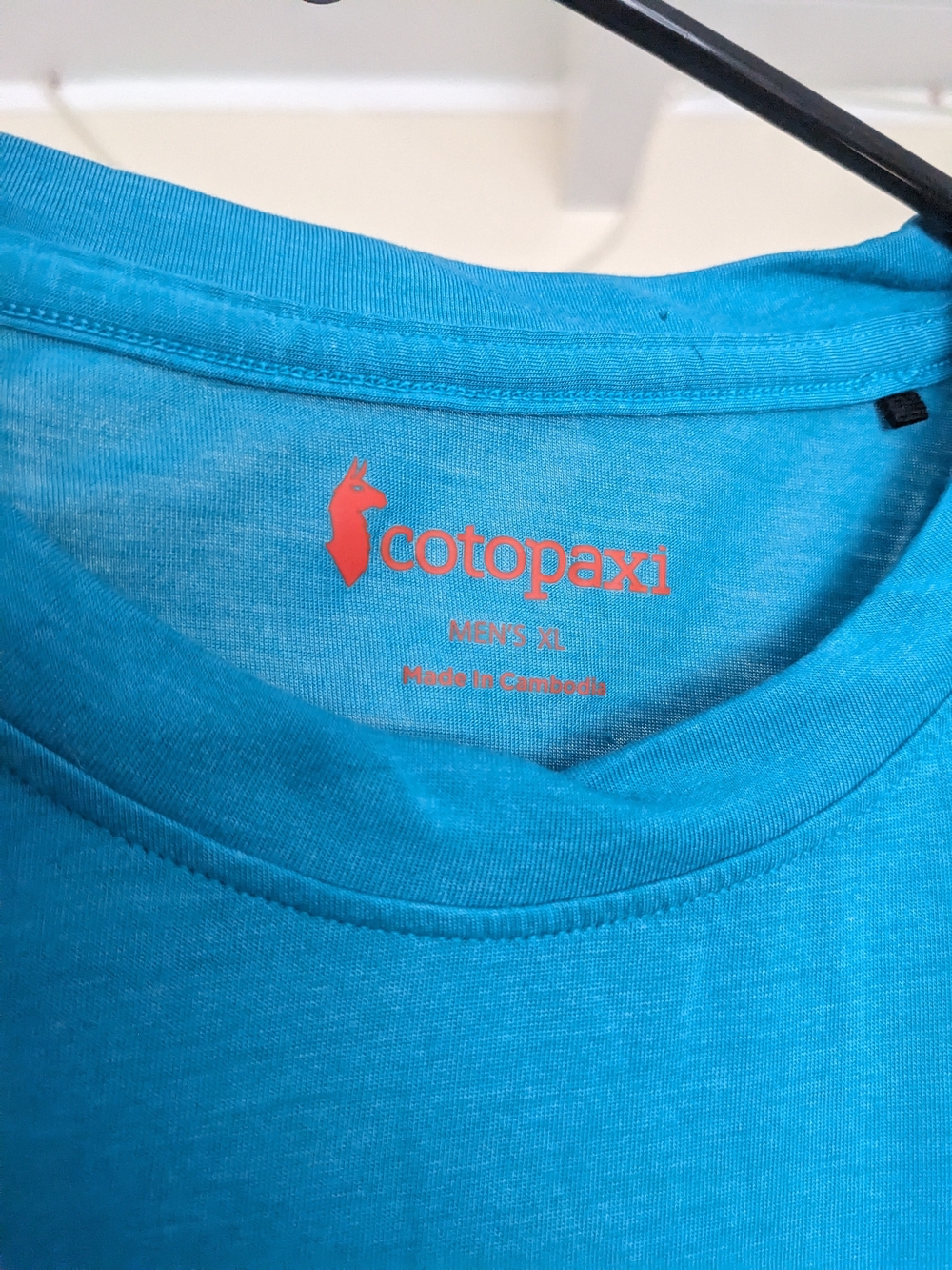 Cotopaxi XL Men's Teal Crew Neck T-Shirt